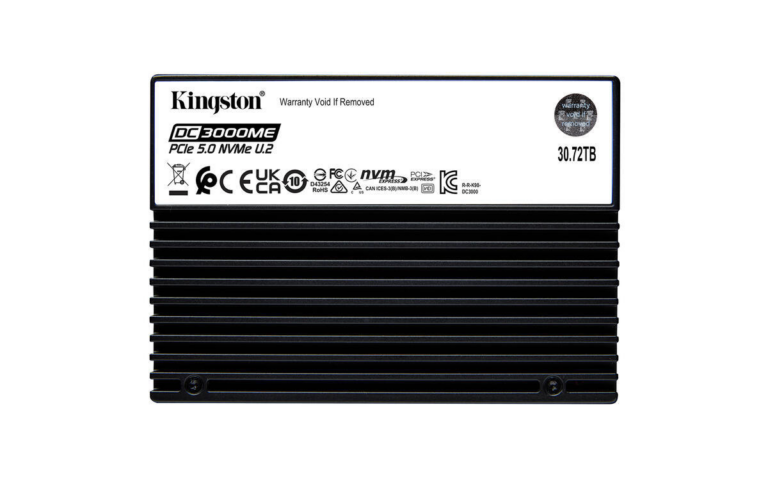 Kingston lansează SSD-ul DC3000ME NVMe Gen5 U.2 de 30,72TB pentru centrele de date de nouă generație